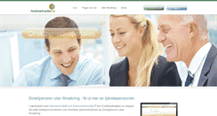 Desktop Screenshot of direktpension.fondmarknaden.se